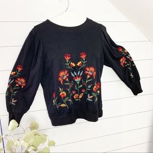 Jealous Tomato embroidered sweatshirt. Size M